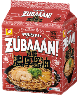 マルちゃんZUBAAAN! 背脂濃厚醤油 3食パック